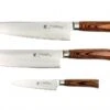Tamahagane San Tsubame Wood 3 Piece Boxed Knife Set (SN-115816)