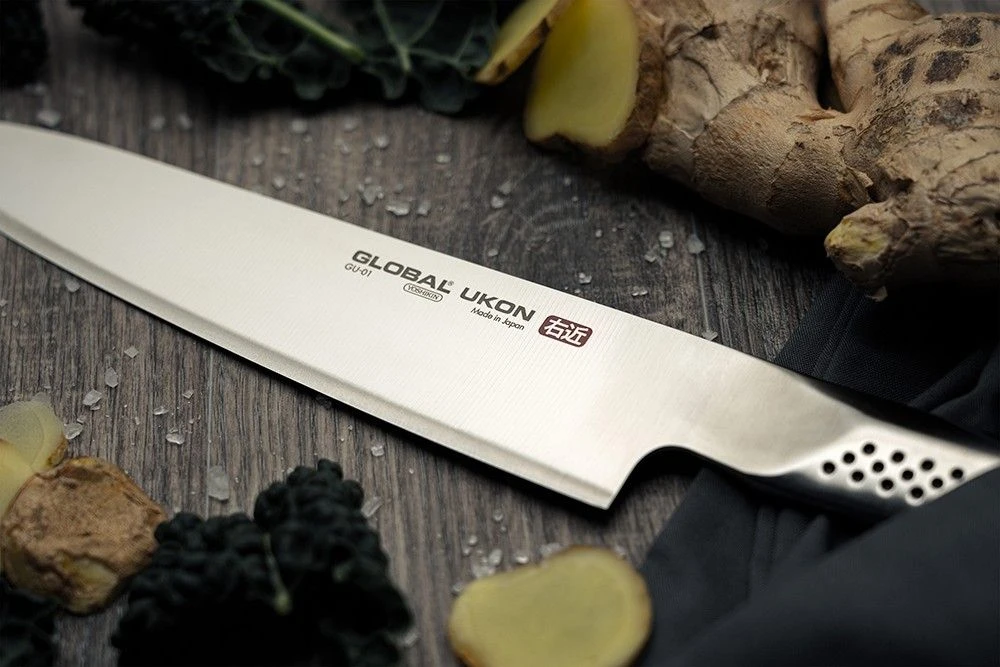 Global Ukon 20cm Chef’s Knife (GU-01) - Image 11